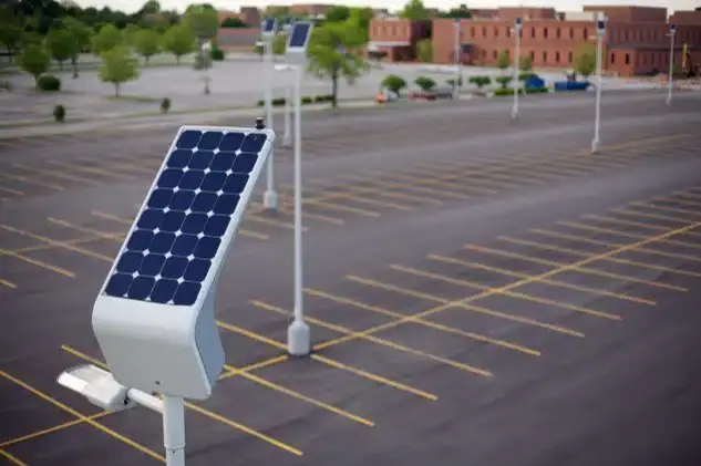 Solar Powered Parking Lot Lights Commercial Solar Powered LED Parking