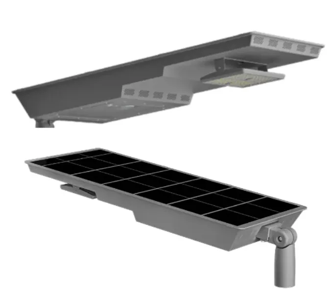 LED Integrated Solar Street Light Fixture