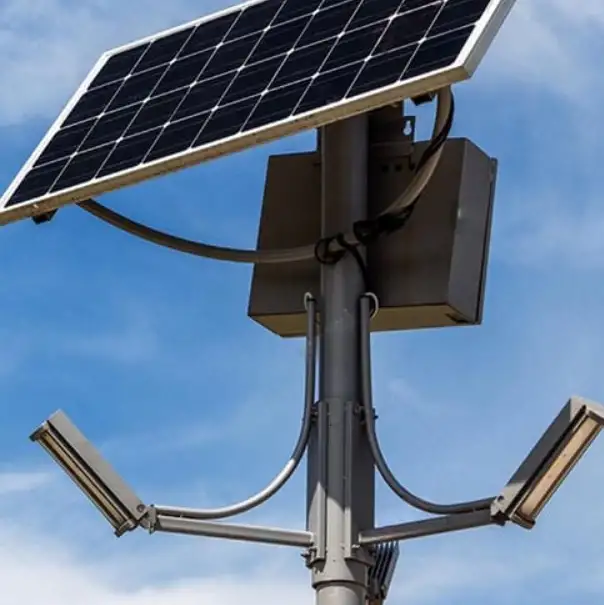 solar post light