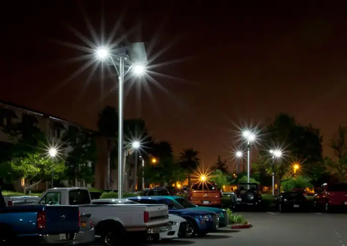 Solar Parking Lot LED Lights