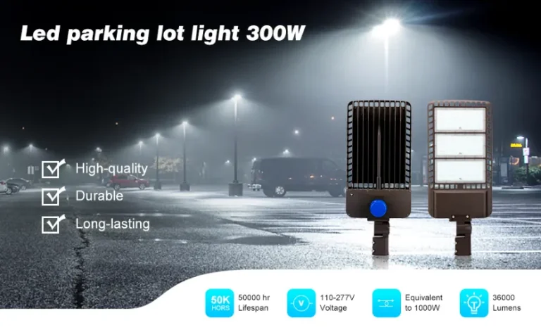 300W LED Parking Lot Lights 36,000 lm